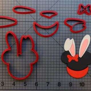 Minnie Mouse Bunny 266-A650 Cookie Cutter Set
