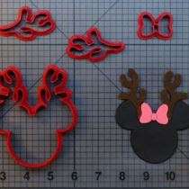 Minnie Mouse Reindeer 266-A601 Cookie Cutter Set
