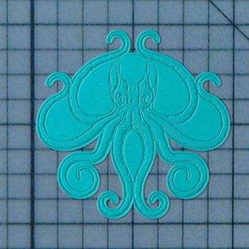 Octopus 227-667 Cookie Cutter and Acrylic Stamp