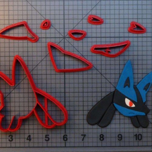 Pokemon - Lucario 266-A589 Cookie Cutter Set