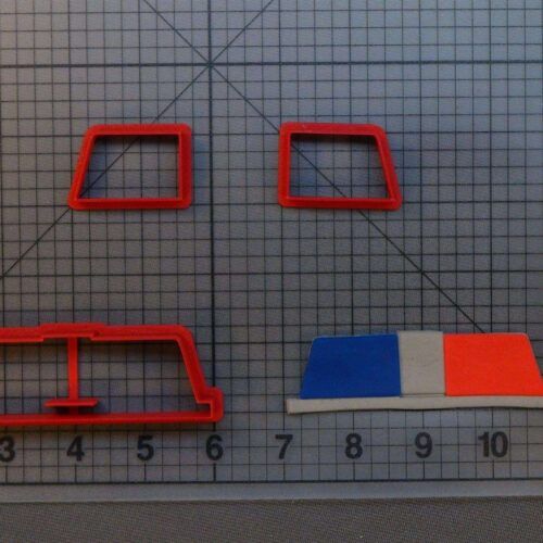 Police Siren 266-A702 Cookie Cutter Set