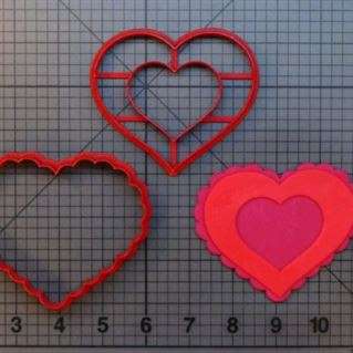 Scalloped Heart 266-A672 Cookie Cutter Set