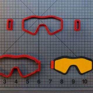 Snowboarding Goggles 266-A613 Cookie Cutter Set