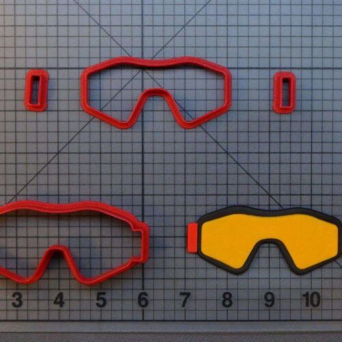 Snowboarding Goggles 266-A613 Cookie Cutter Set