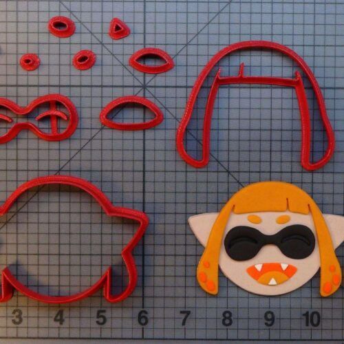 Splatoon - Inkling Girl 266-A585 Cookie Cutter Set