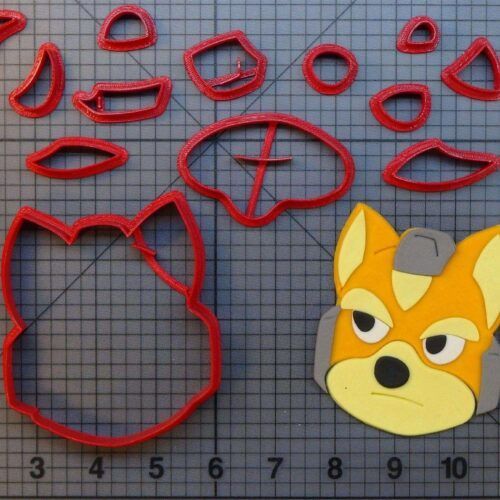 Star Fox - Fox McCloud 266-A584 Cookie Cutter Set