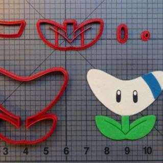 Super Mario - Boomerang Flower 266-A602 Cookie Cutter Set