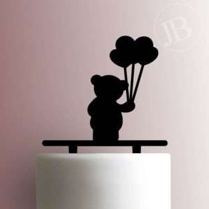 Teddybear with Balloons 225-559 Cake Topper