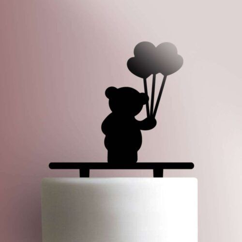 Teddybear with Balloons 225-559 Cake Topper