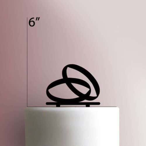 Wedding Rings 225-579 Cake Topper