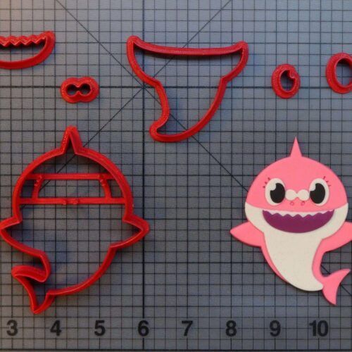 Pinkfong - Grandma Shark Full Body 266-A849 Cookie Cutter Set (4 inch)