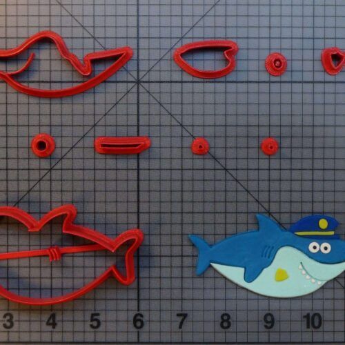 Baby Shark - Police Shark 266-A853 Cookie Cutter Set