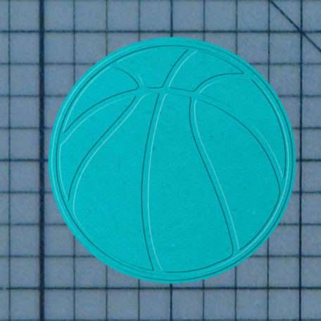 Basketball 227-225 Cookie Cutter and Stamp