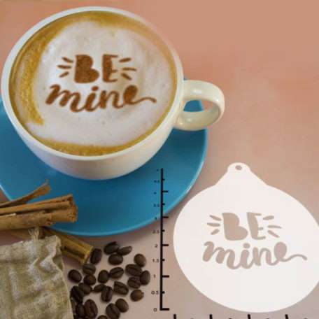 Be Mine 263-088 Latte Art Stencil