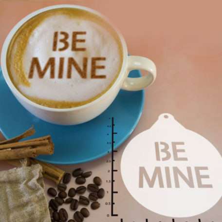 Be Mine 263-089 Latte Art Stencil