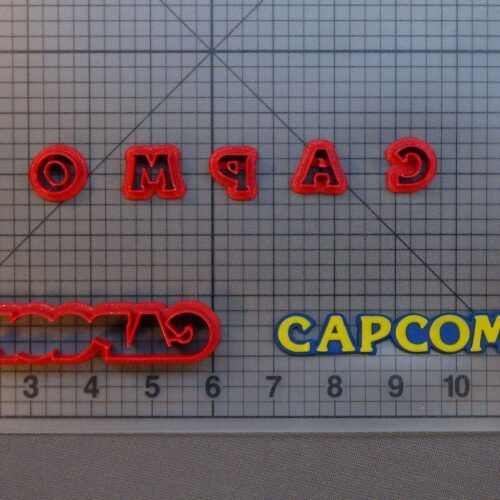 Capcom Logo 266-A779 Cookie Cutter Set
