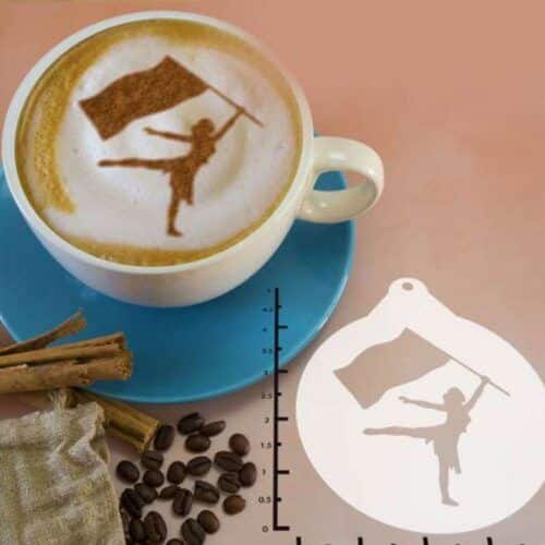Color Guard 263-081 Latte Art Stencil