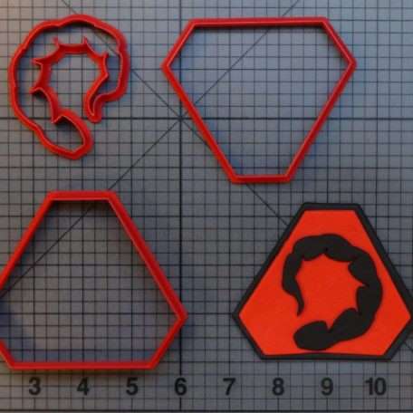 Command and Conquer - Brotherhood of Nod 266-A863 Cookie Cutter Set