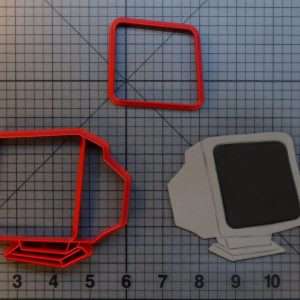 Computer Monitor 266-A857 Cookie Cutter Set