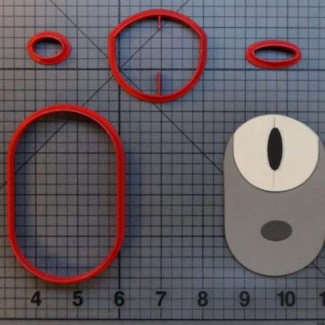 Computer Mouse 266-A856 Cookie Cutter Set