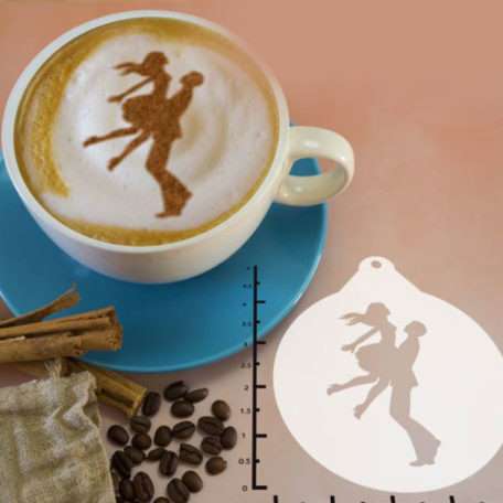 Couple 263-086 Latte Art Stencil