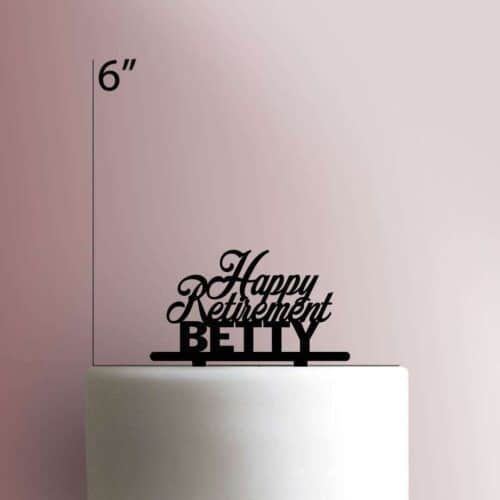 Custom Happy Retirement 225-635 Cake Topper