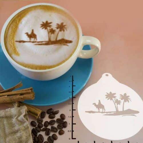 Desert Messenger 263-077 Latte Art Stencil