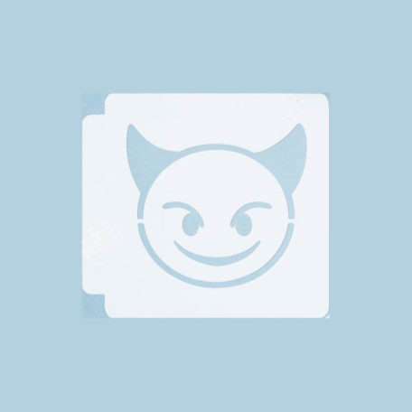Devil Emoji 783-A560 Stencil