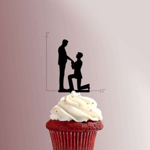 Engagement Proposal 228-037 Cupcake Topper