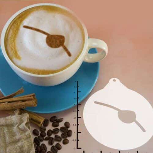 Eyepatch 263-084 Latte Art Stencil