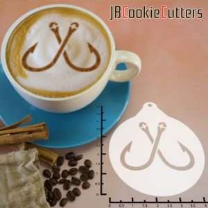 Fishhook 263-053 Latte Art Stencil