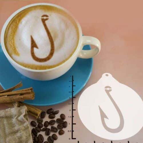 Fishhook 263-054 Latte Art Stencil