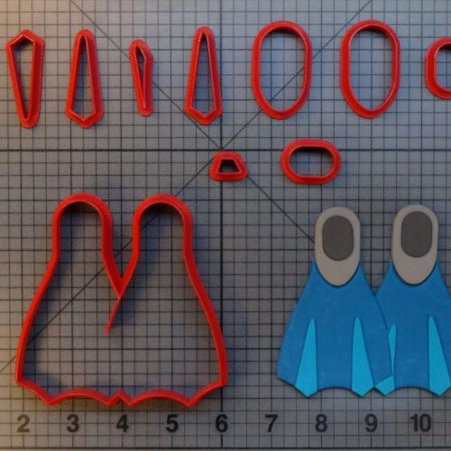 Flippers 266-A878 Cookie Cutter Set