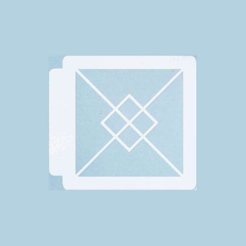 Geometric Square 783-A243 Stencil
