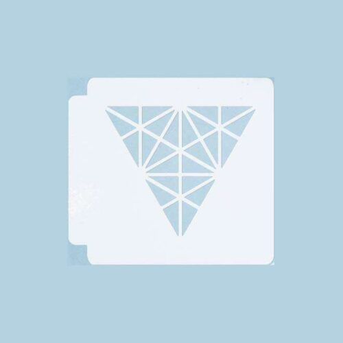 Geometric Triangle 783-A241 Stencil