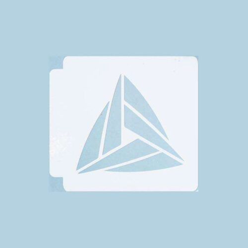 Geometric Triangle 783-A465 Stencil