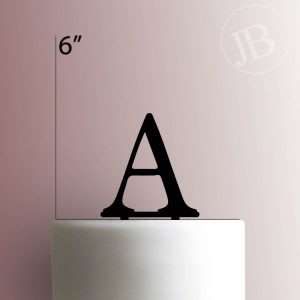 Greek Alphabet Alpha 225-600 Cake Topper