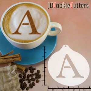 Greek Alphabet Alpha 263-097 Latte Art Stencil