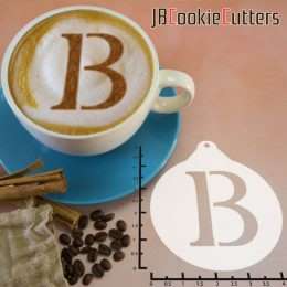 Greek Alphabet Beta 263-098 Latte Art Stencil