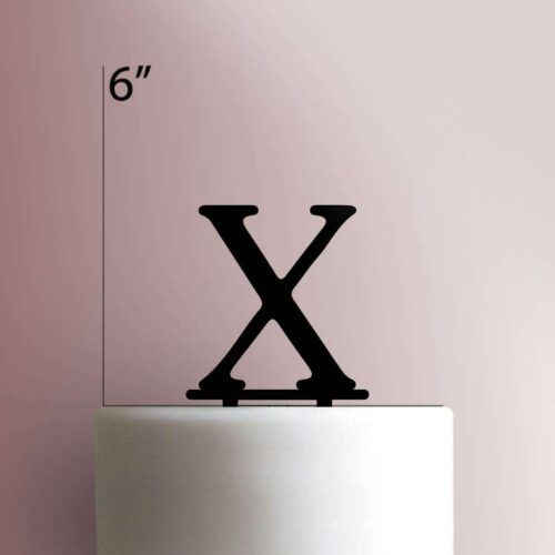 Greek Alphabet Chi 225-602 Cake Topper