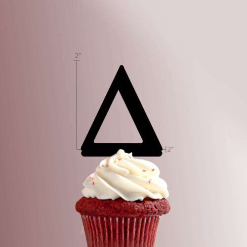 Greek Alphabet Delta 228-064 Cupcake Topper
