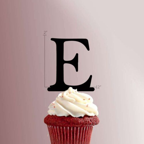 Greek Alphabet Epsilon 228-065 Cupcake Topper