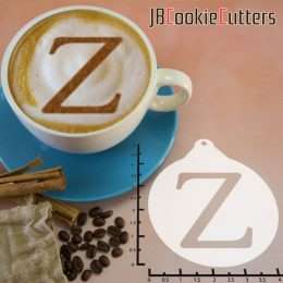 Greek Alphabet Zeta 263-102 Latte Art Stencil