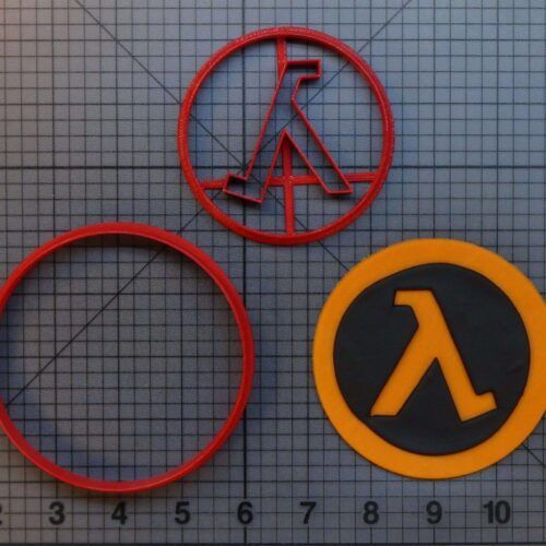 Half-Life - Lambda Symbol 266-A868 Cookie Cutter Set