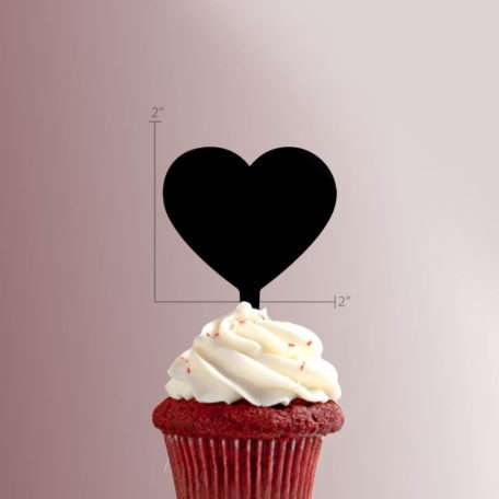 Heart 228-031 Cupcake Topper