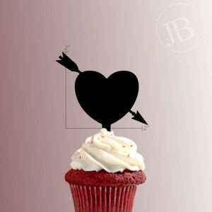 Heart Arrow 228-029 Cupcake Topper