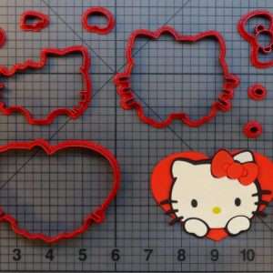 Hello Kitty Heart 266-A721 Cookie Cutter Set