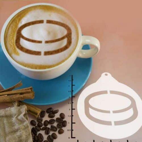 Hockey Puck 263-058 Latte Art Stencil