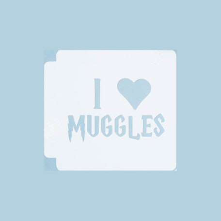 I Love Muggles 783-A468 Stencil