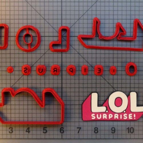 LOL Surprise Doll Logo 266-A761 Cookie Cutter Set (4 inch)